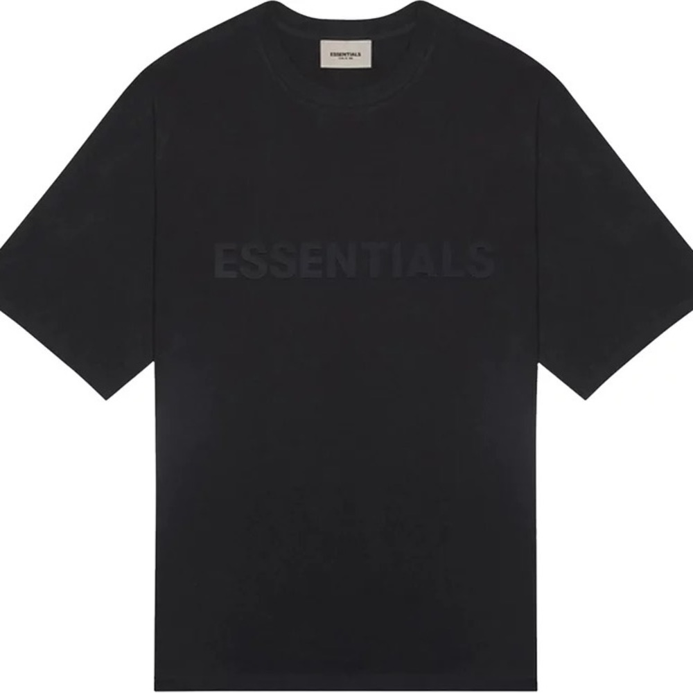Essentials Fear of God FOG NWT Black men’s shirt size Large